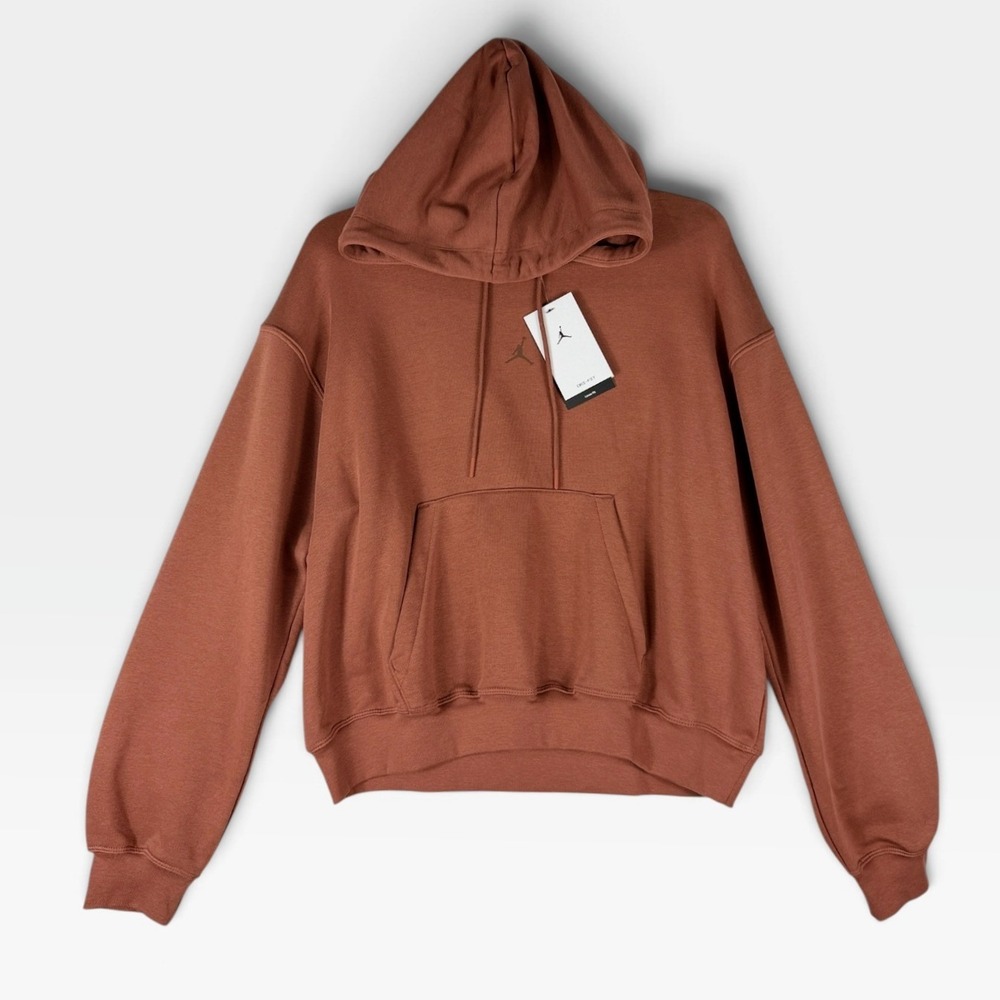 Jordan Hoodie IB2498-219 Womens S Cacao Wow Brown Dri-FIT Loose Fit NWT
